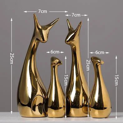 Esculturas Decorativas Modernas em Cerâmica