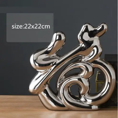 Esculturas Decorativas Modernas em Cerâmica