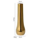 Vaso de Cerâmica Luxo Dourado para Decoração