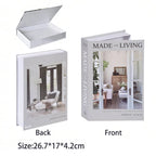 Caixa Decorativa de Livros Falsos com Fecho Magnético