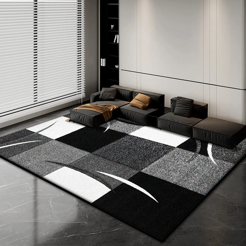 Tapete Luxo Abstrato Antiderrapante