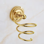 Conjunto de Acessórios de Banheiro Dourado