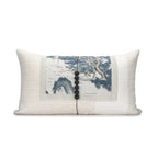 Almofada Elegante com Estampa Paisagem Chinesa