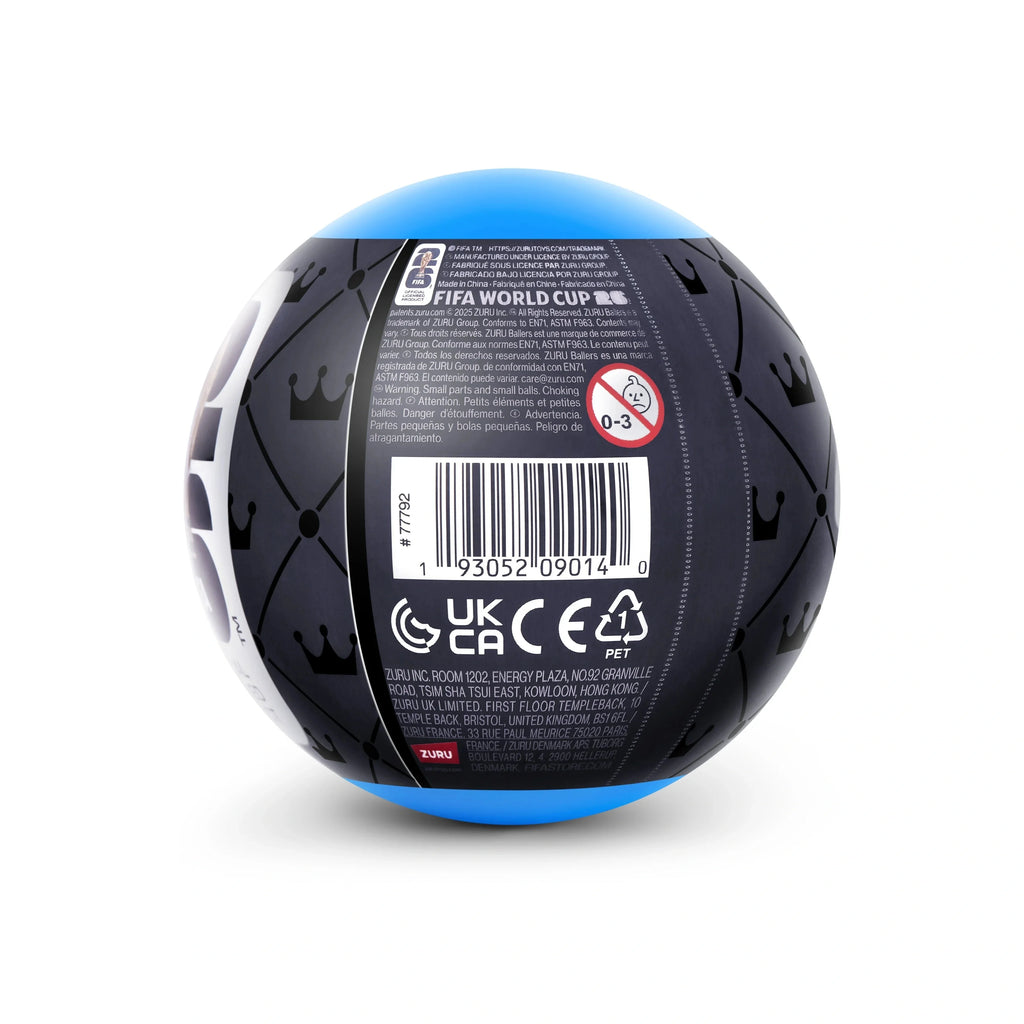 ZURU 2026 Copa do Mundo: Caixa Surpresa com Acessórios de Futebolistas em Miniatura, Bonecos de Jogadores de Futebol e Brinquedos Criativos para Crianças