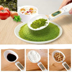 Mini Balança de Cozinha Digital, Balança Eletrônica De Alimentos LCD, Farinha De Cozinha, Leite, Café Em Pó, Peso Medida Colher, 0.1-500g