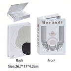 Caixa Decorativa de Livros Falsos com Fecho Magnético