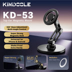 Suporte Magnético Rotativo 360 °   Suporte Ajustável Universal para Telas de 4.7-6.8'' para Celulares, Acessório de Metal para Smartphone