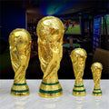 Troféu De Futebol De Resina Dourada, Soccer Champions Ornamento, Fan Gift, Home Office Decoração Artesanato