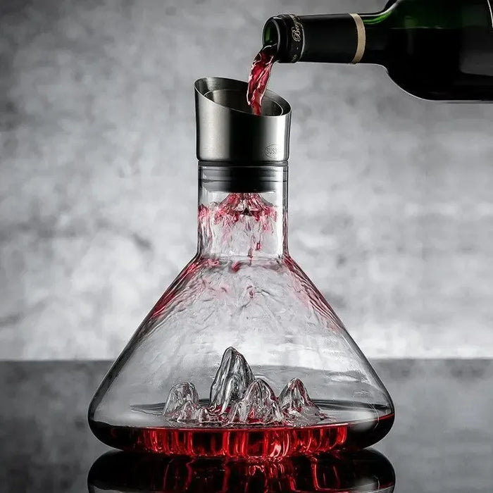 Decantador de Vinho Iceberg 1500ml em Cristal Sem Chumbo