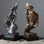 Escultura Silêncio em Resina