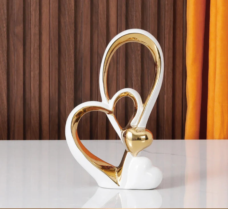 Escultura Coração Minimalista