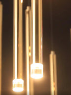 Lustre LED Moderno para Escadas e Salas de Estar