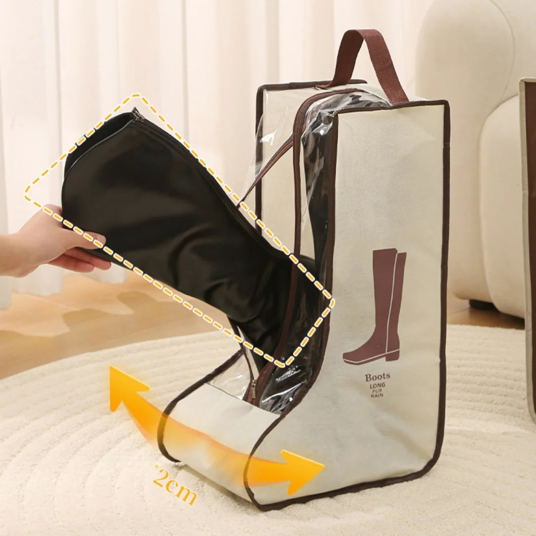 Bolsa Protetora para Botas com Visor Transparente