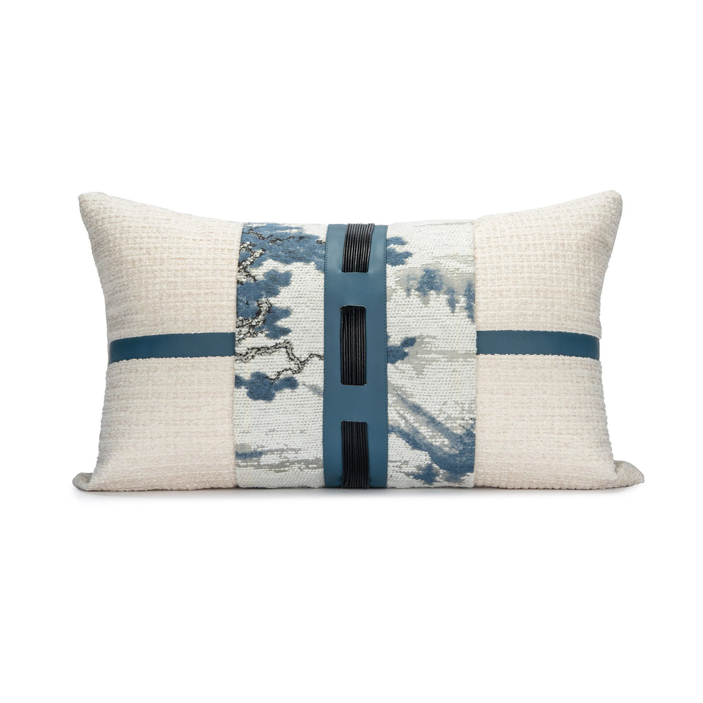 Almofada Elegante com Estampa Paisagem Chinesa