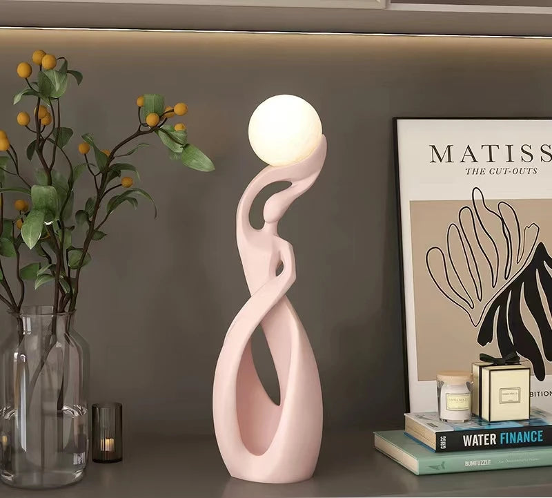 Estátua Abstrata Luminosa