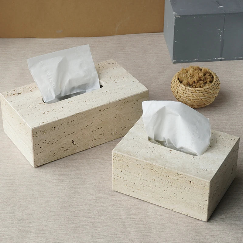 Beige Travertine Bathroom Accessories Set Natural Marble Soap Dispenser Soap Dish Reed Diffuser Vanity Tray Bathroom Set