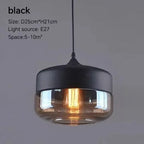 Luminária Pendente de Vidro Nordic Modern