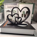 Escultura Amor em Preto e Branco
