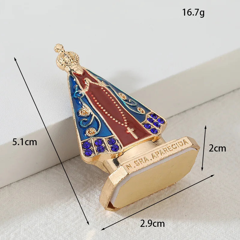 Oração para a cruz das estatuetas de liga de zinco, estatuetas de oração decoração do quarto acessórios do quarto decoração de casa