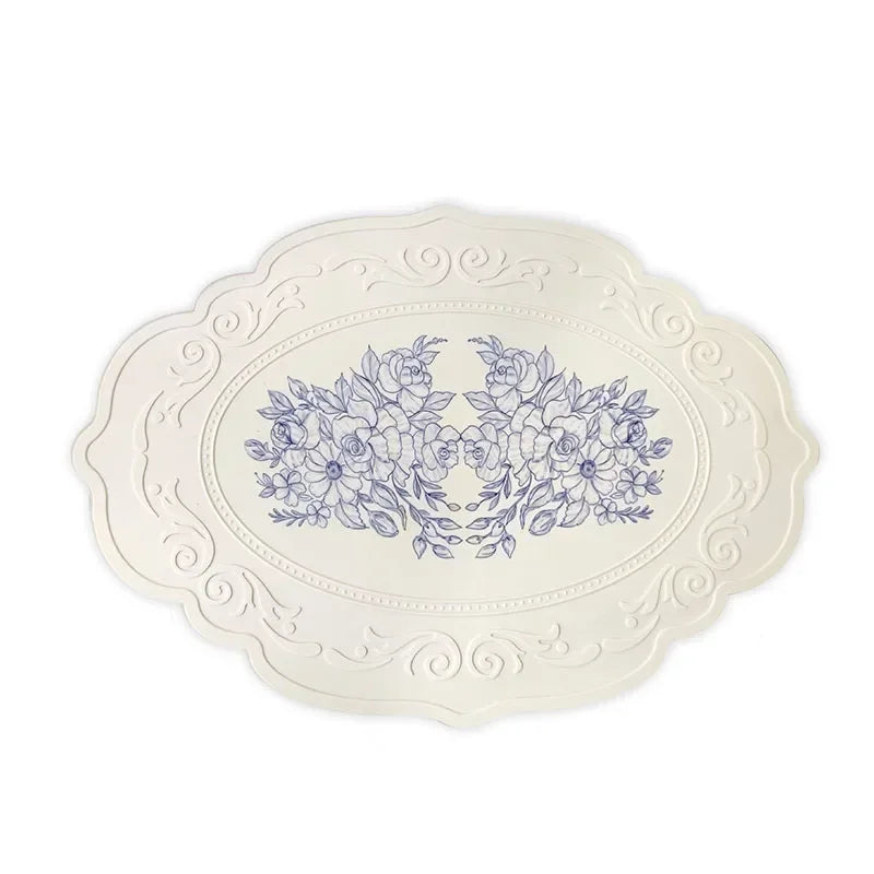 Jogo Americano Floral de Silicone para Mesa