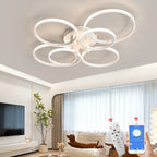 Luminárias de teto modernas com LED NEO Gleam para sala de estar, quarto, escritório, AC90-260V, luminárias de teto internas com LED.