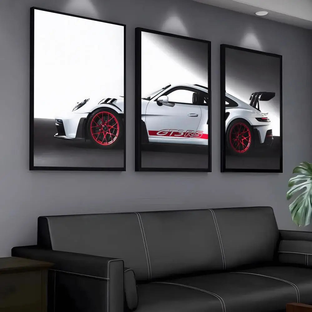 Quadro Esportivo GT3 RS em Canvas