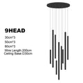 Lustre LED Moderno para Escadas e Salas de Estar