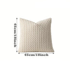 45CM Throw Pillow,Soft Boho Striped Fall Pillow Modern Farmhouse Home Decor for Couch Bed Sofa,Winter Spring