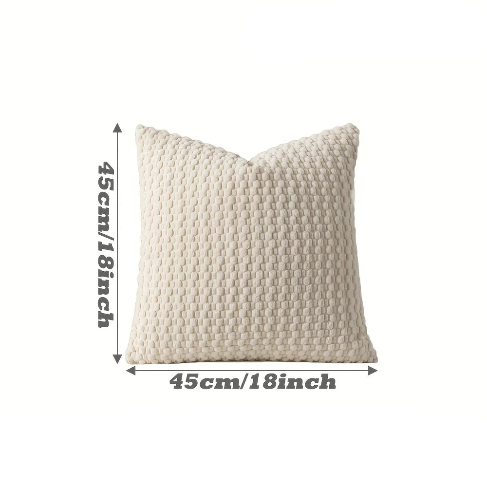 45CM Throw Pillow,Soft Boho Striped Fall Pillow Modern Farmhouse Home Decor for Couch Bed Sofa,Winter Spring