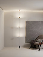 Tempo ampulheta lâmpada de assoalho luz pingente luxo ouro atmosfera luz sala estar sofá borda minimalista cabeceira luz neutra