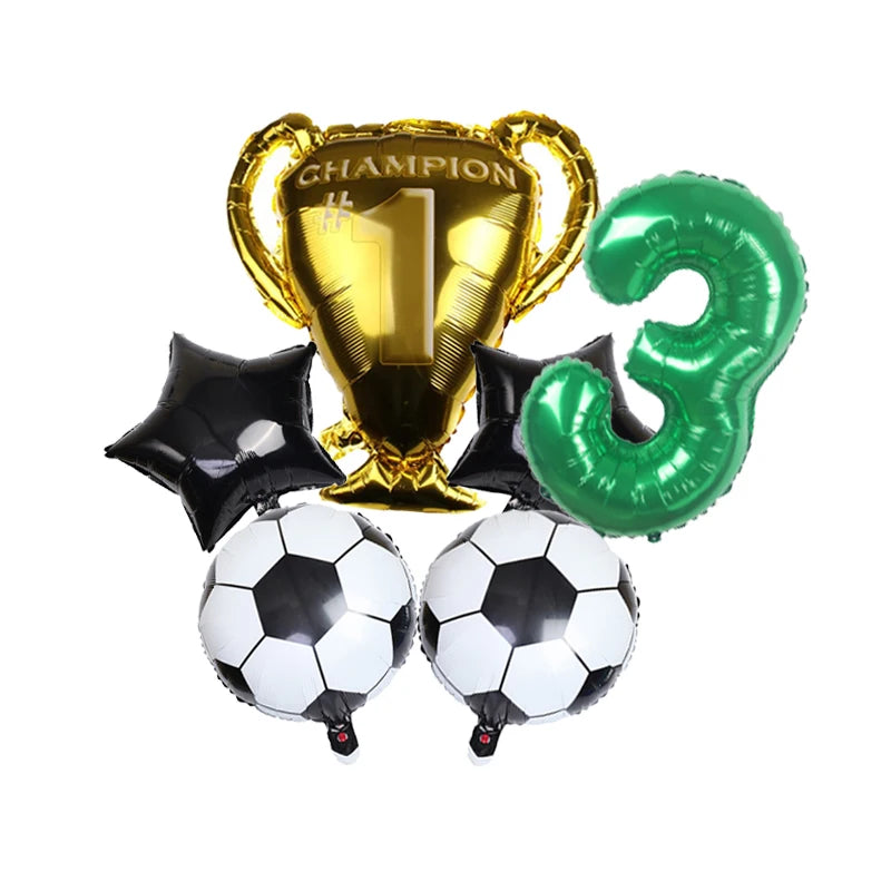 Balões de Decoração Futebol com Troféu
