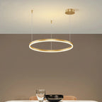 Lustre LED Anel Moderno para Sala e Jantar