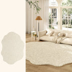 Tapete Creme Francês Irregular para Sala