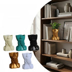 Suporte para Pincéis de Maquiagem, Porta-Canetas com Design de Rosto Humano para Decoração de Mesa, Para Maquiagem, Lápis de Sobrancelha, Organizador Doméstico, Vaso de Plástico