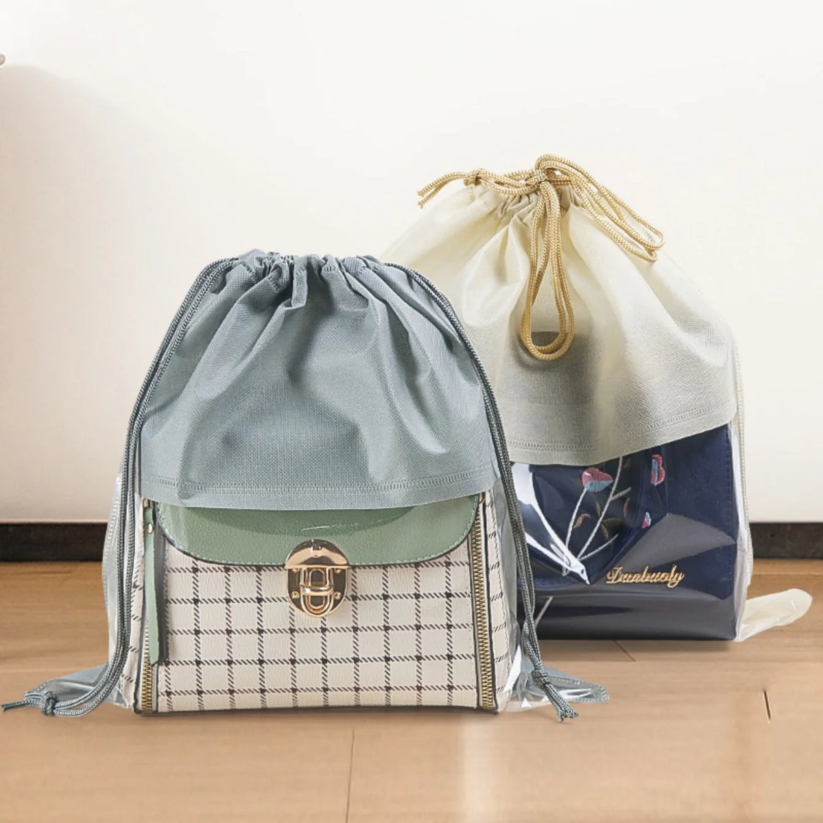 Kit Sacos Protetores com Visor Transparente