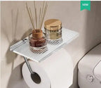 Suporte de Papel Higiênico com Prateleira