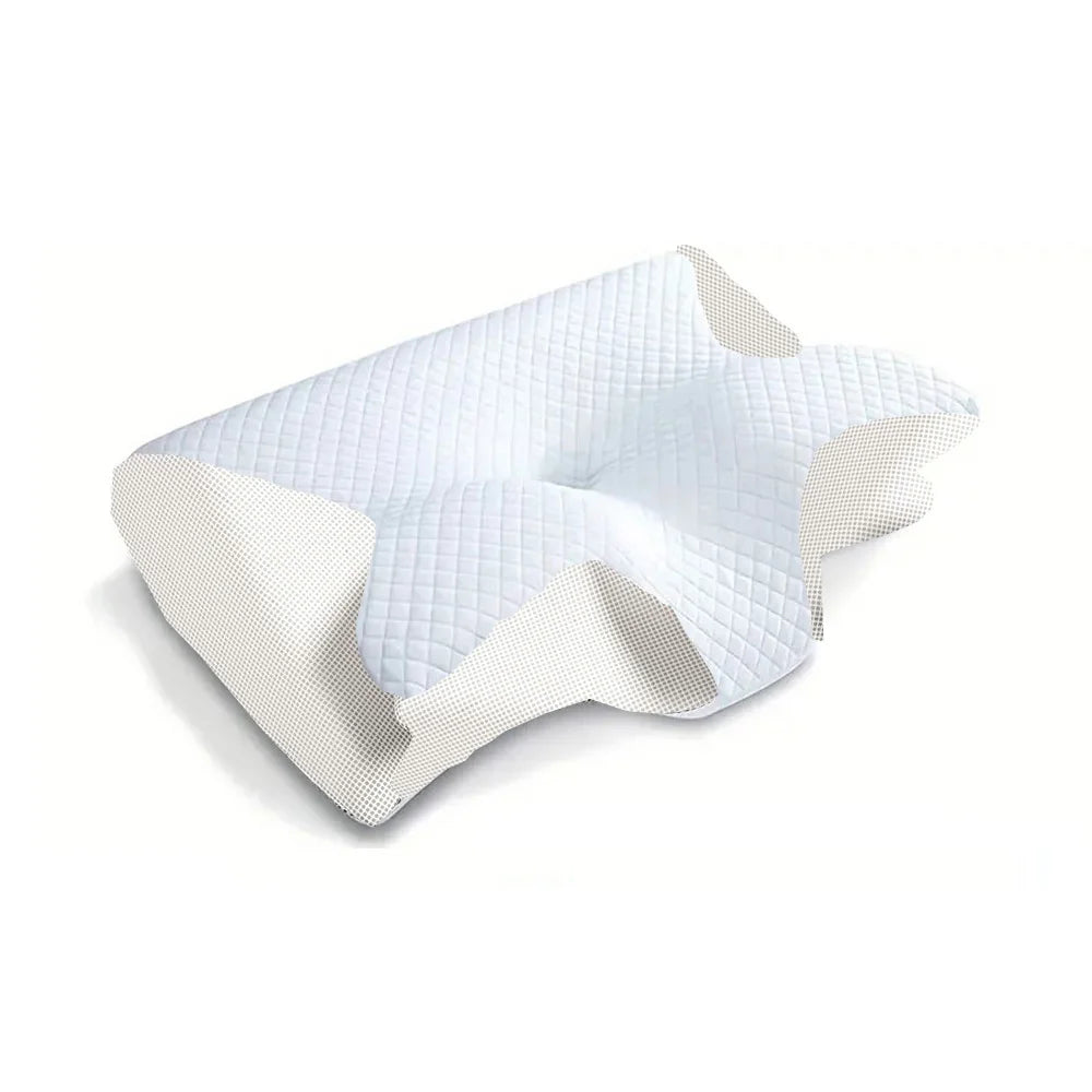 Travesseiro Ergonômico de Espuma Viscoelástica para Alívio Cervical