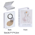 Caixa Decorativa de Livros Falsos com Fecho Magnético