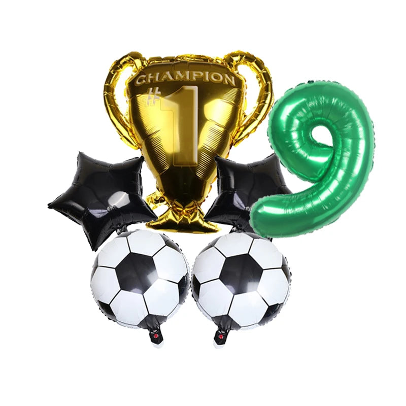 Balões de Decoração Futebol com Troféu
