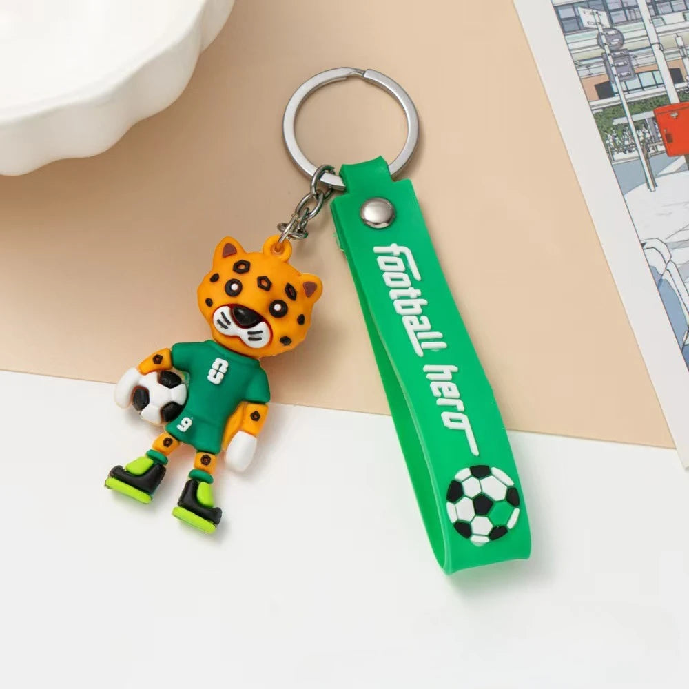 Chaveiro Cartoon de Troféu de Futebol - Presente Ideal