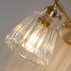 Nórdico Latão Lâmpada De Parede De Vidro, Luz Simples Moderna, Luxo Japonês Retro Cabeceira, Sala Quarto e Espelho Do Banheiro