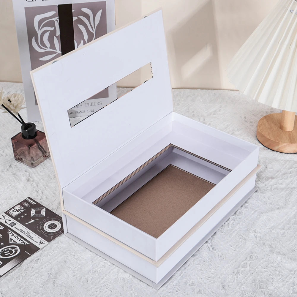 Luxo falso livro caixa de tecido sala estar quarto mesa café decoração uma caixa de tecido que pode ser usado como decoração