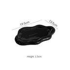 Bandeja de Cerâmica Luxo para Joias e Decoração