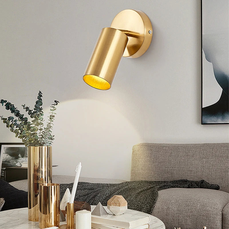 Long ye led luz de parede holofote luz leitura lâmpada cabeceira moderna iluminação interior luzes led lâmpadas parede ajustáveis 5w homedecor