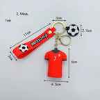 Nicho Moda Soccer Player Jersey Chaveiro, Futebol Vestuário Pingente, Bolsa Feminina, Chaveiro Do Carro, Favores Do Partido, Novo