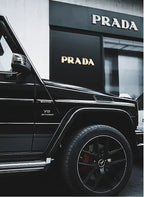 Poster Decorativo Carro Luxo Preto e Branco em Tela