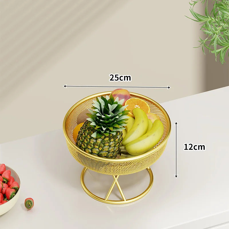 Fruteira de Metal Elegante e Multifuncional