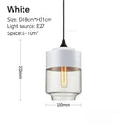 Luminária Pendente de Vidro Nordic Modern
