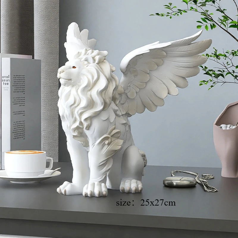 Light Luxury Grand Large Lion Living Room Floor Decoration Sculpture Decoration