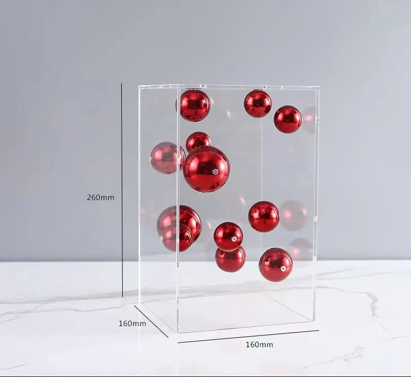 Decoração Moderna em Acrílico com Esferas Flutuantes